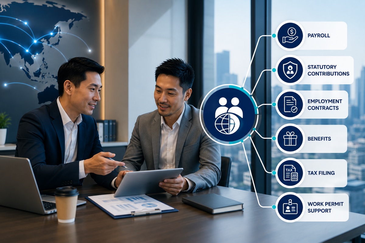Outsourcing support for Employer of Record (EOR) needed for expansion of teams